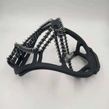 Maxbell Spikes Shoe Crampons for Snow and Ice for Ice Fishing Jogging Mountaineering EU 41 to 46