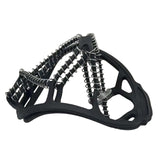 Maxbell Spikes Shoe Crampons for Snow and Ice for Ice Fishing Jogging Mountaineering EU 41 to 46