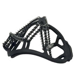 Maxbell Spikes Shoe Crampons for Snow and Ice for Ice Fishing Jogging Mountaineering EU 41 to 46