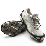 Maxbell Spikes Shoe Crampons for Snow and Ice for Ice Fishing Jogging Mountaineering EU 41 to 46