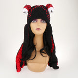 Maxbell Funny Tricky Hat Decor Costume Hat for Themed Party Fancy Dress Gift Black Red