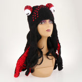 Maxbell Funny Tricky Hat Decor Costume Hat for Themed Party Fancy Dress Gift Black Red