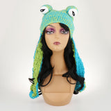 Maxbell Funny Tricky Hat Decor Costume Hat for Themed Party Fancy Dress Gift Blue Green