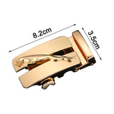 Maxbell Ratchet Belt Buckle Click Buckle for Apparel Accessories Jeans Business Suit