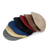 Maxbell Beret Hat Classic Peaked Hat Casual Male Newsboy Hat for Golf Outdoor Hiking Red