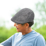 Maxbell Beret Hat Classic Peaked Hat Casual Male Newsboy Hat for Golf Outdoor Hiking Gray