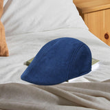 Maxbell Beret Hat Classic Peaked Hat Casual Male Newsboy Hat for Golf Outdoor Hiking Blue