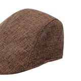 Maxbell Beret Hat Classic Peaked Hat Casual Male Newsboy Hat for Golf Outdoor Hiking Coffee