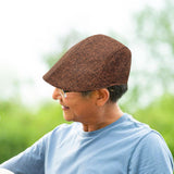 Maxbell Beret Hat Classic Peaked Hat Casual Male Newsboy Hat for Golf Outdoor Hiking Coffee