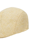 Maxbell Beret Hat Classic Peaked Hat Casual Male Newsboy Hat for Golf Outdoor Hiking Yellow