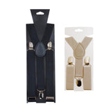 Maxbell Kids Suspenders with Clips Pants Suspender for Celebrations Street Festivals Black