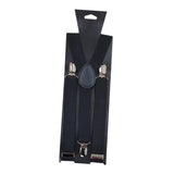 Maxbell Kids Suspenders with Clips Pants Suspender for Celebrations Street Festivals Black