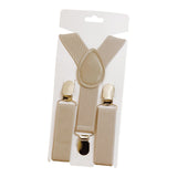 Maxbell Kids Suspenders with Clips Pants Suspender for Celebrations Street Festivals Khaki