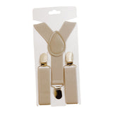 Maxbell Kids Suspenders with Clips Pants Suspender for Celebrations Street Festivals Khaki