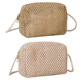 Maxbell Women Crossbody Bag Portable Casual Summer Beach Tote for Work Picnic Outdoor Beige