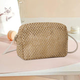 Maxbell Women Crossbody Bag Portable Casual Summer Beach Tote for Work Picnic Outdoor Khaki