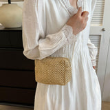 Maxbell Women Crossbody Bag Portable Casual Summer Beach Tote for Work Picnic Outdoor Khaki