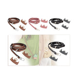 Maxbell Purse Strap Trendy DIY Supplies Shoulder Strap for Purse Small Bags Clutches Brown
