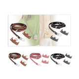 Maxbell Purse Strap Trendy DIY Supplies Shoulder Strap for Purse Small Bags Clutches Brown