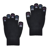 Maxbell Winter Warm Knitted Gloves Soft for Cold Weather Touch Screen Gloves Black