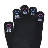 Maxbell Winter Warm Knitted Gloves Soft for Cold Weather Touch Screen Gloves Black