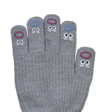 Maxbell Winter Warm Knitted Gloves Soft for Cold Weather Touch Screen Gloves Grey