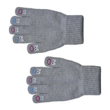 Maxbell Winter Warm Knitted Gloves Soft for Cold Weather Touch Screen Gloves Grey