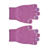 Maxbell Winter Warm Knitted Gloves Soft for Cold Weather Touch Screen Gloves Rose Red