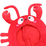 Maxbell Animal Costume Hat Plush Winter Warm Hat for Halloween Dress up Cold Weather Lobster