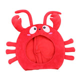 Maxbell Animal Costume Hat Plush Winter Warm Hat for Halloween Dress up Cold Weather Lobster