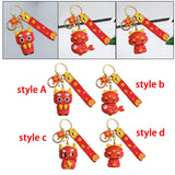 Maxbell 2024 Dragon Chinese Lunar New Year Keychain Keyring for Girlfriend Men Bag