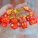 Maxbell 2024 Dragon Chinese Lunar New Year Keychain Keyring for Girlfriend Men Bag