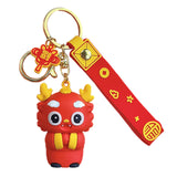 Maxbell 2024 Dragon Chinese Lunar New Year Keychain Keyring for Girlfriend Men Bag