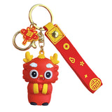 Maxbell 2024 Dragon Chinese Lunar New Year Keychain Keyring for Girlfriend Men Bag