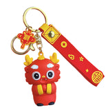 Maxbell 2024 Dragon Chinese Lunar New Year Keychain Keyring for Girlfriend Men Bag