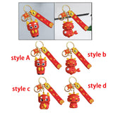 Maxbell 2024 Dragon Chinese Lunar New Year Keychain Keyring for Girlfriend Men Bag