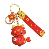 Maxbell 2024 Dragon Chinese Lunar New Year Keychain Keyring for Girlfriend Men Bag