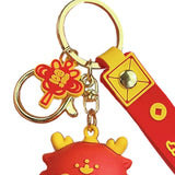 Maxbell 2024 Dragon Chinese Lunar New Year Keychain Keyring for Girlfriend Men Bag