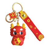 Maxbell 2024 Dragon Chinese Lunar New Year Keychain Keyring for Girlfriend Men Bag