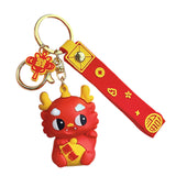 Maxbell 2024 Dragon Chinese Lunar New Year Keychain Keyring for Girlfriend Men Bag