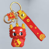 Maxbell 2024 Dragon Chinese Lunar New Year Keychain Keyring for Girlfriend Men Bag