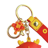 Maxbell 2024 Dragon Chinese Lunar New Year Keychain Keyring for Girlfriend Men Bag