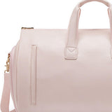 Maxbell Travel Garment Bag Shoulder Bag Pink Overnight Bag Weekender Bag Luggage Bag