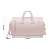 Maxbell Travel Garment Bag Shoulder Bag Pink Overnight Bag Weekender Bag Luggage Bag