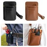 Maxbell Hairdressing Tools Waist Belt Bag Hair Styling Belt Bag for Keeping Scissors black