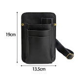 Maxbell Hairdressing Tools Waist Belt Bag Hair Styling Belt Bag for Keeping Scissors black