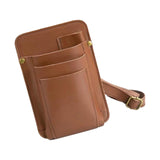 Maxbell Hairdressing Tools Waist Belt Bag Hair Styling Belt Bag for Keeping Scissors brown