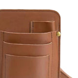 Maxbell Hairdressing Tools Waist Belt Bag Hair Styling Belt Bag for Keeping Scissors brown
