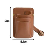 Maxbell Hairdressing Tools Waist Belt Bag Hair Styling Belt Bag for Keeping Scissors brown