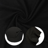 Maxbell Women Short Sleeve T Shirt Black Crew Neck Tee for Travel Commuting Vacation S